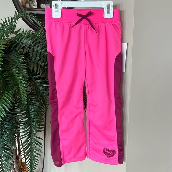 Brand New Puma Neon Pink Tracksuit Zip Up Track Jacket & Pants Glitter Ruffle - Picture 2 of 16